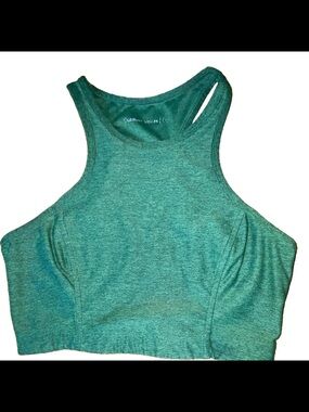 Outdoor Voices Forest Green Racerback Crop Top Sports Bra